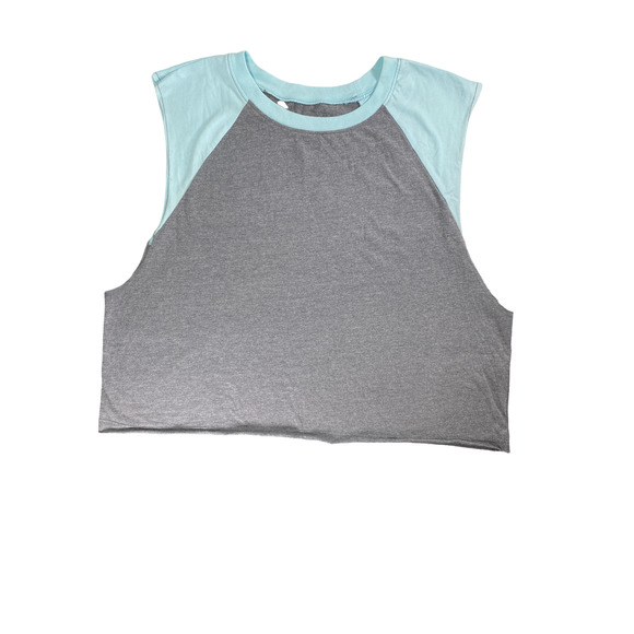 Coquette Flirtitude Womens XL Athletic Running Colorblock Classic Crop Shirt - Picture 1 of 6